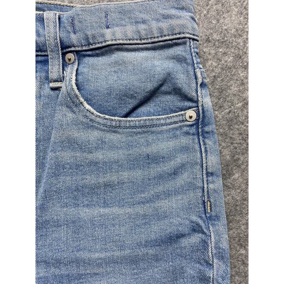 Madewell Jeans Womens 26 Light Wash The Perfect Vintage Raw Hem High Rise Ankle - Picture 14 of 16